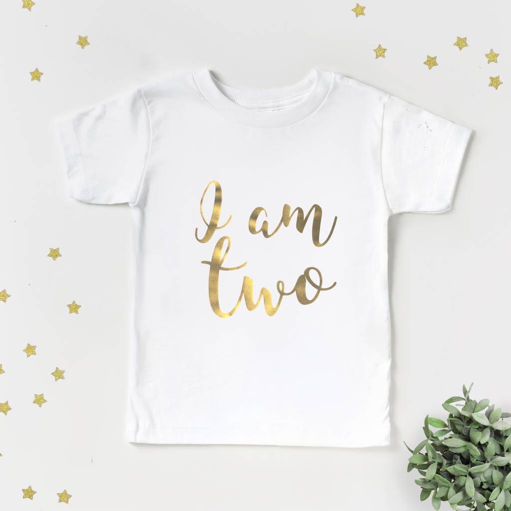 Second Birthday I Am Two T Shirt, 1 of 2