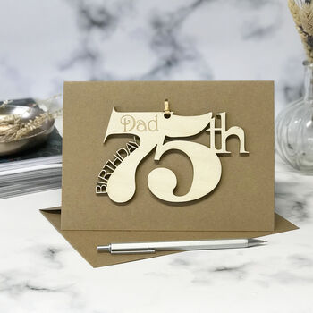 Personalised Age Birthday Card For Dad, 2 of 12