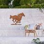Rusted Metal Horse Running Horse Wall Art Decor, thumbnail 10 of 10
