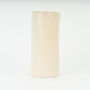 Large Cylinder Handmade Stoneware Vase In Cream, thumbnail 1 of 2