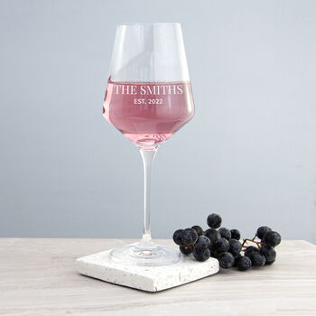 Personalised Special Date Wine Glass, 5 of 9