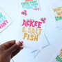 Love You Like Ackee And Saltfish Greeting Card, thumbnail 1 of 2