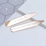 Personalised Rose Gold Collar Stiffeners, thumbnail 1 of 6