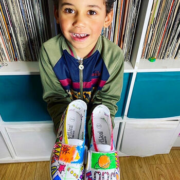 Colour Your Own Mythical Canvas Shoes, 8 of 10