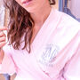 Personalised Vintage Style Wedding Dressing Gown, thumbnail 2 of 8