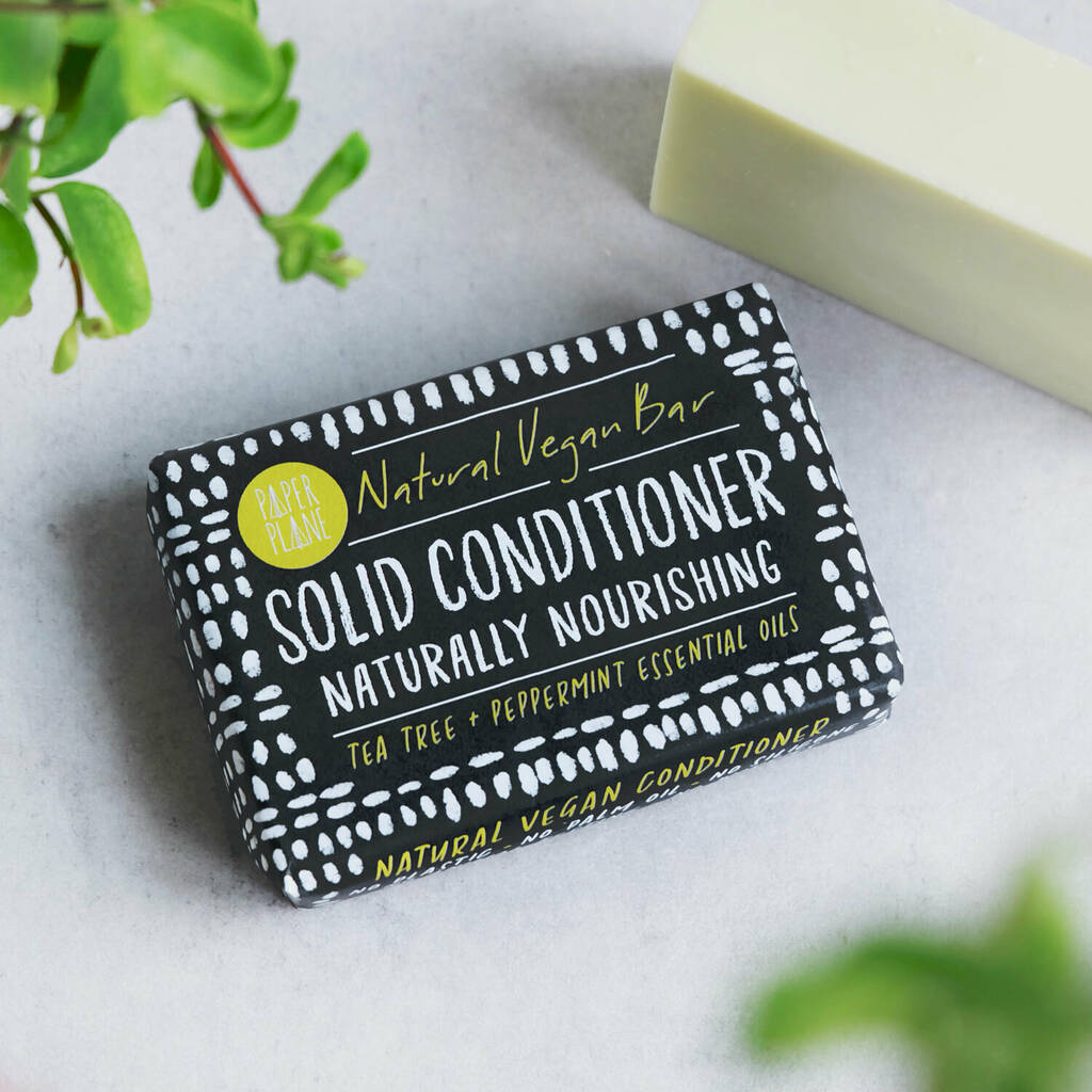 Tea Tree And Peppermint Vegan Hair Conditioner Bar By Paper Plane