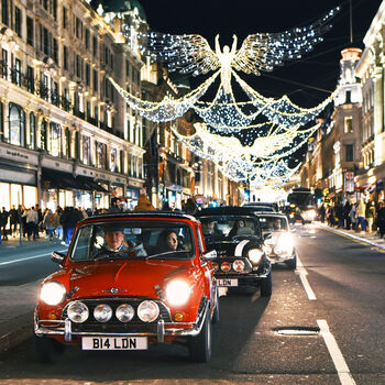 Classic Mini Cooper London Christmas Lights Adventure, 3 of 8