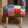 Retro Kantha Patchwork Nest Chair, thumbnail 6 of 10