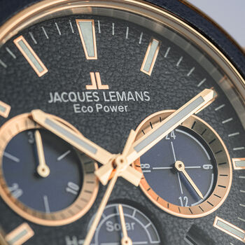 Jacques Lemans Solar Chronograph Men's Bracelet Watch, 12 of 12
