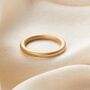 Men's Round Satin 9ct Gold Wedding Ring, thumbnail 1 of 6