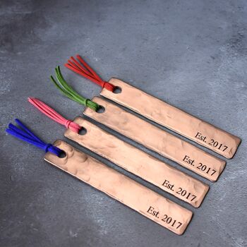 9th Anniversary Copper Bookmark. Available In A Choice Of Designs, 2 of 11