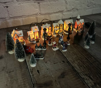 Christmas Village Scene For Windowsills Or Mantlepieces, 9 of 9