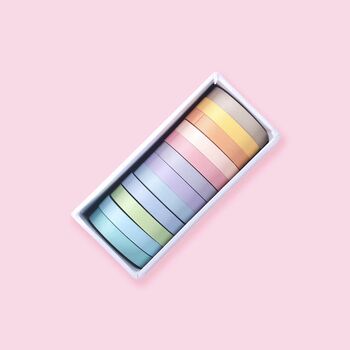 Rainbow Pastel Washi Tape Set, 4 of 4