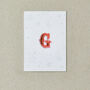 Letter G Alphabet Iron On Patch, thumbnail 4 of 4