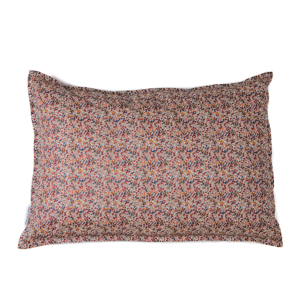 Pillowcase Made With Liberty Fabrics Autumn Selection By Poppy And