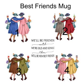 Personalized Best Friend Mug Gift , Bestie Forever Gift, 4 of 10