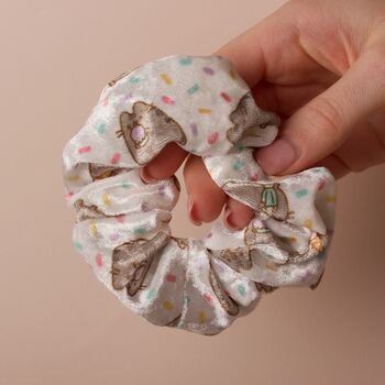 Pusheen The Cat White Ice Cream Hair Scrunchie, 2 of 5