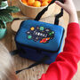 Personalised Space Blue Lunch Bag, thumbnail 3 of 3