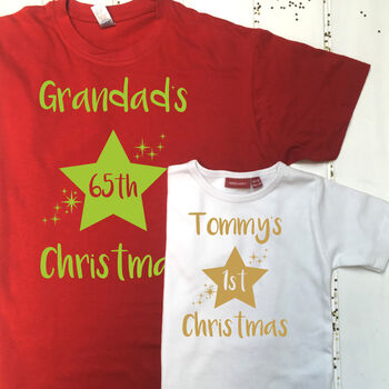 Personalised Family Star T Shirt Set, 2 of 8