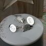 Silver Woodland Hedgehog Cufflinks, thumbnail 3 of 7