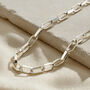 Chunky Chain Link Necklace, thumbnail 1 of 4