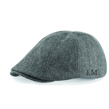 Personalised Ivy Flat Cap With Embroidered Initials, 2 of 4