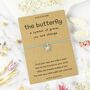 The Butterfly String Wish Bracelet, thumbnail 1 of 4