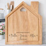 Personalised Home Is Where The Heart Is House Chopping Board, thumbnail 1 of 6