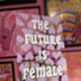 The Future Is Female Clear Acrylic Vinyl Plaque Decor, thumbnail 6 of 11