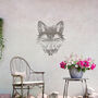 Fox Metal Wall Art Decor For Animal Lovers And Garden Gift, thumbnail 6 of 10