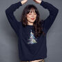 Merry And Bright Christmas Jumper Sweatshirt, thumbnail 5 of 8