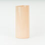 Large Cylinder Handmade Stoneware Vase In Peony Pink, thumbnail 1 of 3