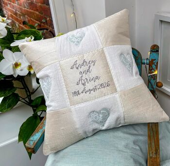 Silk Wedding Cushion, 2 of 8