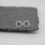 Sterling Silver Mini Twisty Studs, thumbnail 4 of 9