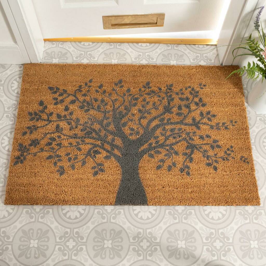 Country Home Tree Of Life Print Doormat, 1 of 4
