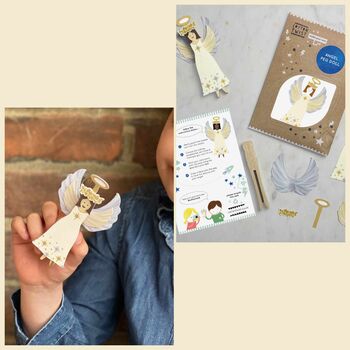 Personalised Little Girl’s Christmas Craft Activity And Treat Set, 8 of 12