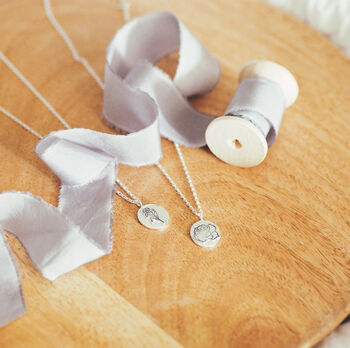 Locket Style Birth Flower Necklace, 3 of 9