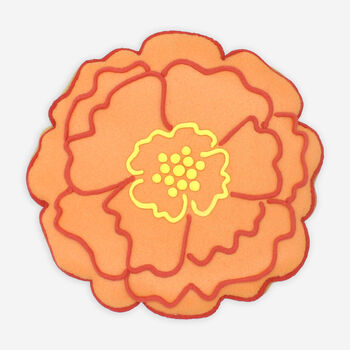 Hand Iced Marigold October Birth Flower, 2 of 5