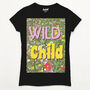 Wild Child Women's Slogan T Shirt, thumbnail 8 of 9