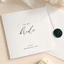 Luxury Wedding Day Card To My Bride, Groom With Wax Seal, thumbnail 9 of 12