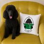 Personalised Dog Gift Cushion Train Your Human, thumbnail 1 of 12