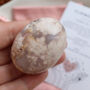 Flower Agate Palm Stone Gift With Pouch And Card, thumbnail 1 of 9