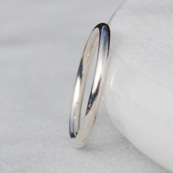 9ct White Gold Halo Wedding Ring, 2 of 2