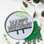 Dinosaur Themed Happy Birthday Cake Topper, thumbnail 3 of 5