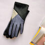 Colour Block Suede Touch Screen Gloves, thumbnail 7 of 10