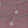 Sterling Silver Paw Print Charm, thumbnail 2 of 5