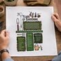 70th Birthday Gift For Gardeners Personalised Handkerchief Pair, thumbnail 2 of 8