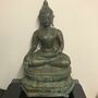 Ornamental Sitting Buddha In Brass/Copper Design Two, thumbnail 2 of 2