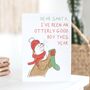 'Otterly Good Boy' Otter Christmas Card, thumbnail 4 of 5