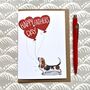 Basset Father's Day Card, thumbnail 1 of 3
